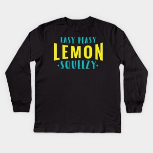 ezpz lemon squeezy Kids Long Sleeve T-Shirt